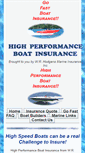 Mobile Screenshot of highperformance-boatinsurance.com